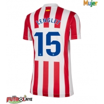 Camiseta Atletico Madrid Clement Lenglet #15 Primera Equipación para mujer 2025-26 manga corta